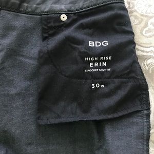 BDG Shorts - BDG Erin High-Rise Leather Shorts BDG Shorts - BDG Erin High-Rise Leather Shorts